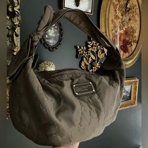 Marc Jacob’s Y2K Quilted Taupe Shoulder